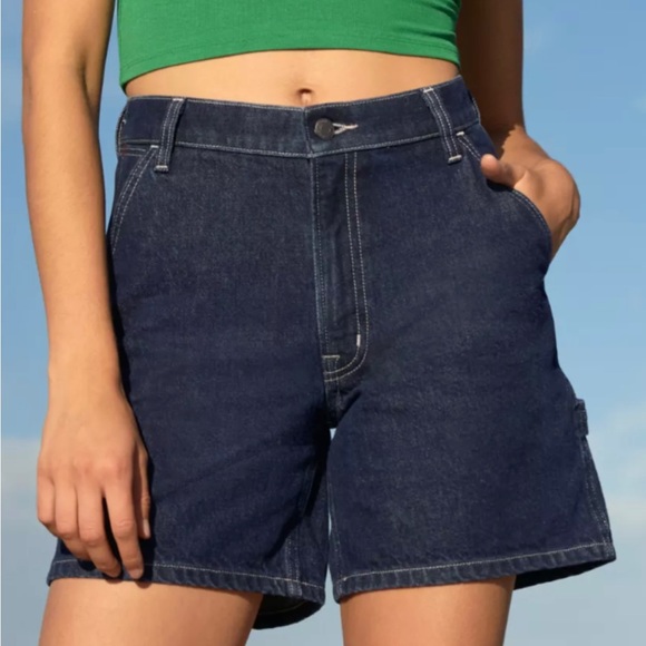 Aritzia Cargo Denim Shorts - Picture 2 of 3